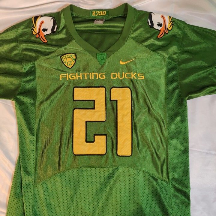 Vintage Rare Nike Oregon Ducks LaMichael James #21 Football Jersey Size XL