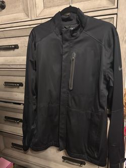 Nike Golf Full-Zip Black Jacket