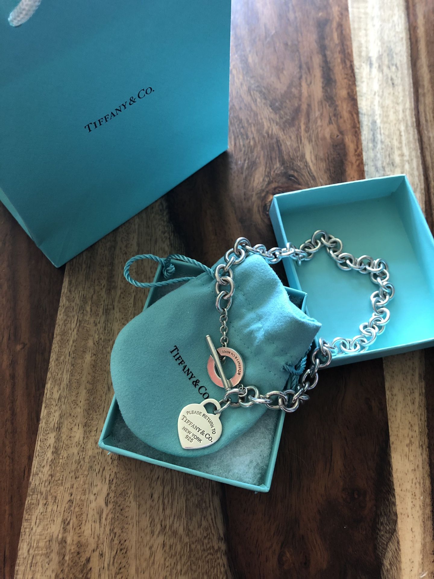 Tiffany’s Silver Toggle Necklace