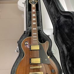 Epiphone Les Paul Custom Pro KOA – 2019 | Mahogany Finish | Gold Hardware
