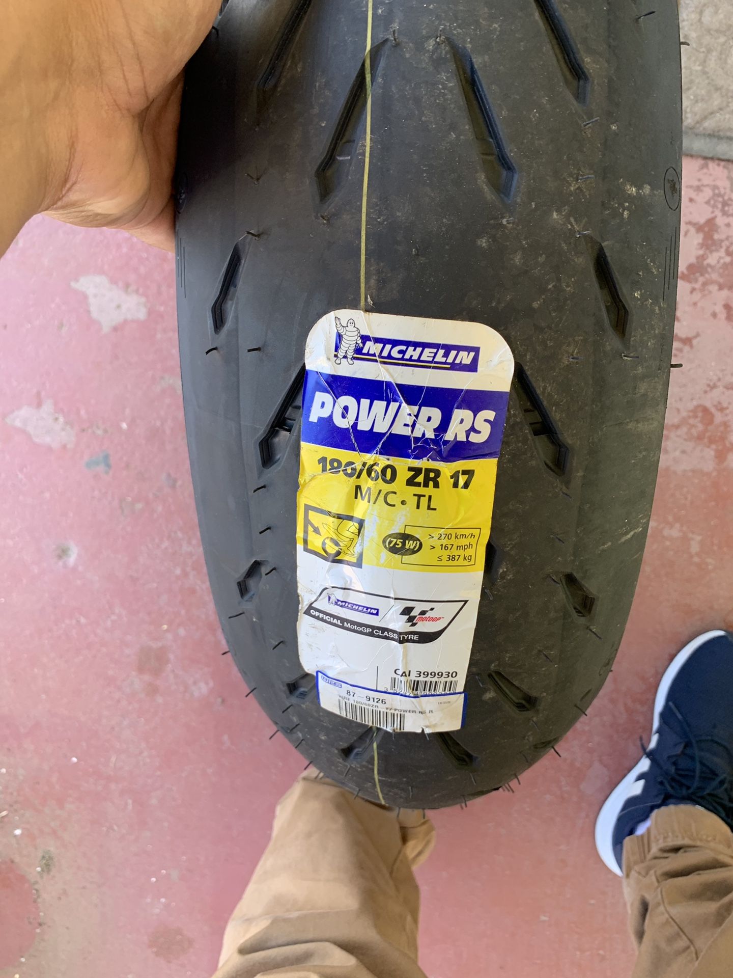 Michelin Power RS 180/55/17 motorcycle tire