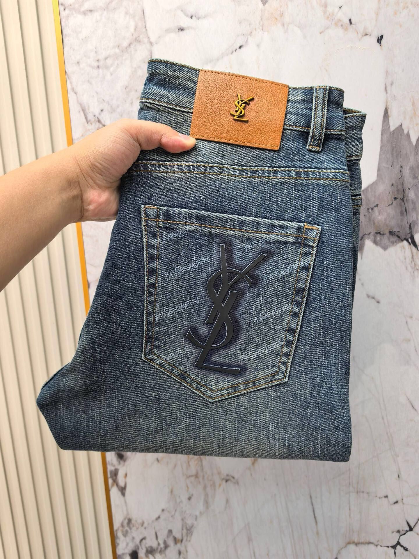 YSL Men’s Jeans 2025 New 