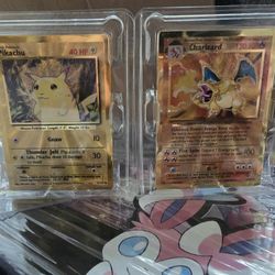 charizard and pikachu gold