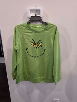 Grinch Theme Lightweight Sweatshirt  (S)