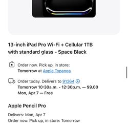 iPad Pro M4 13” 1 TB + Apple Pencil Pro+ Magic Keyboard 