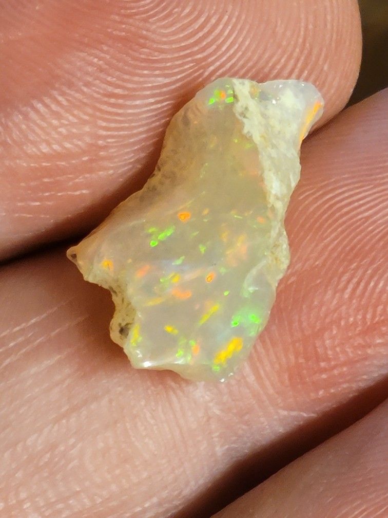 7ctw Natural Ethiopian Opal Rough Gemstone