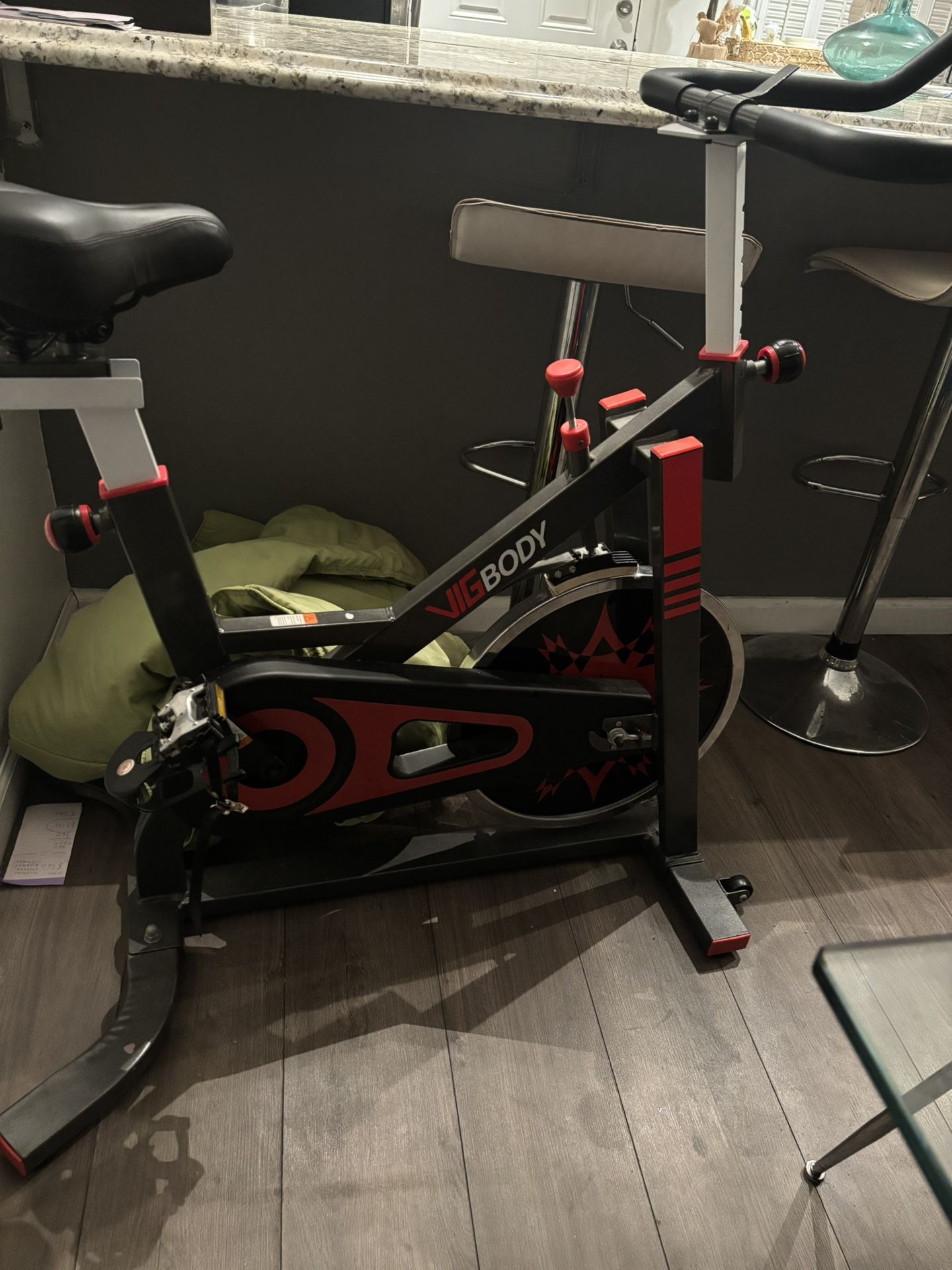 VIGBODY Exercise Bike Indoor Cycling Bicycle