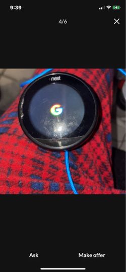 Nest Thermostat Just The Face Lost The Backing,