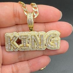 King 925 Gold Necklace 