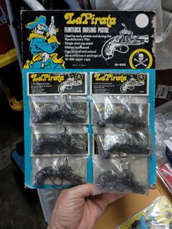 Vintage Pirate Cap Pistols That Really Work