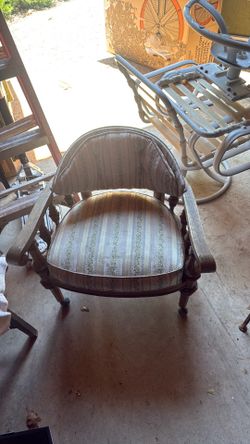 Vintage chair for restoration videos