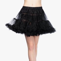 Women's Layered Tulle Petticoat - One Size