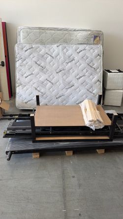 bed frame with free table