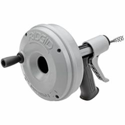 Ridge Tool 25 ft. Kwik Spin Auger Cleaner Hand Drain Cleaner with AUTOFEED