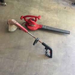Electric Leaf Blower And Weed Wacker