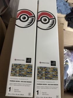 Pokemon Van Gogh Paintings Playmat