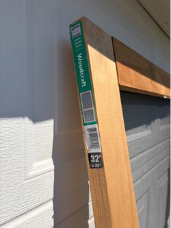 Wood screen door
