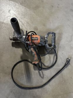Ridgid 1/2" Spade Handle Mud Mixer Drill w/handle