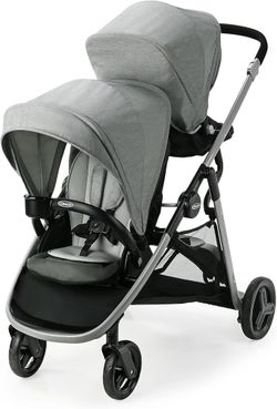 WEEKEND SPECIAL! $185: Ready 2Grow LX 2.0 Double Stroller, Twin Baby Stroller Features Bench Seat
