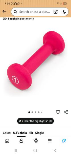 1 LB Dumbell ( 2 piece Pair)