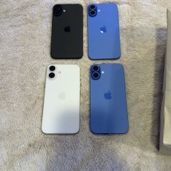 Apple Iphone 16 Plus Blk, White, 2 Blue 128gb 