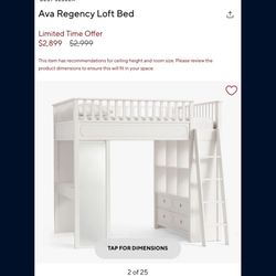 Pottery barn Full Loft Bed