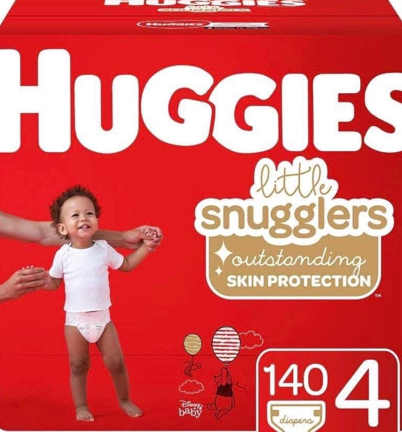 Huggies Little Snugglers Size 4 Diapers-pañales
