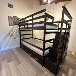 Bunk bed! Real wood!