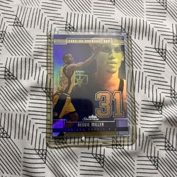 Holographic Reggie Miller Basketball Card
