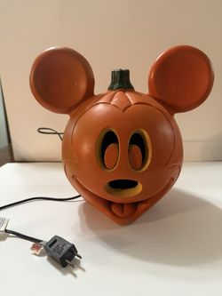Disney Mickey Mouse Jack-O'-Lantern Pumpkin Halloween Home Decor