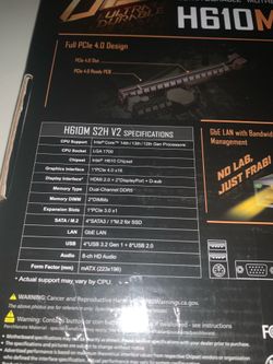 Gigabyte H610 Motherboard