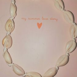 Shell All Around With Pearls That Hook In Back White Of White Choker