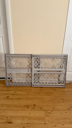 Gray Plastic Pet or Baby Gate