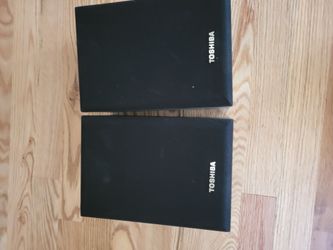 Two Toshiba speakers