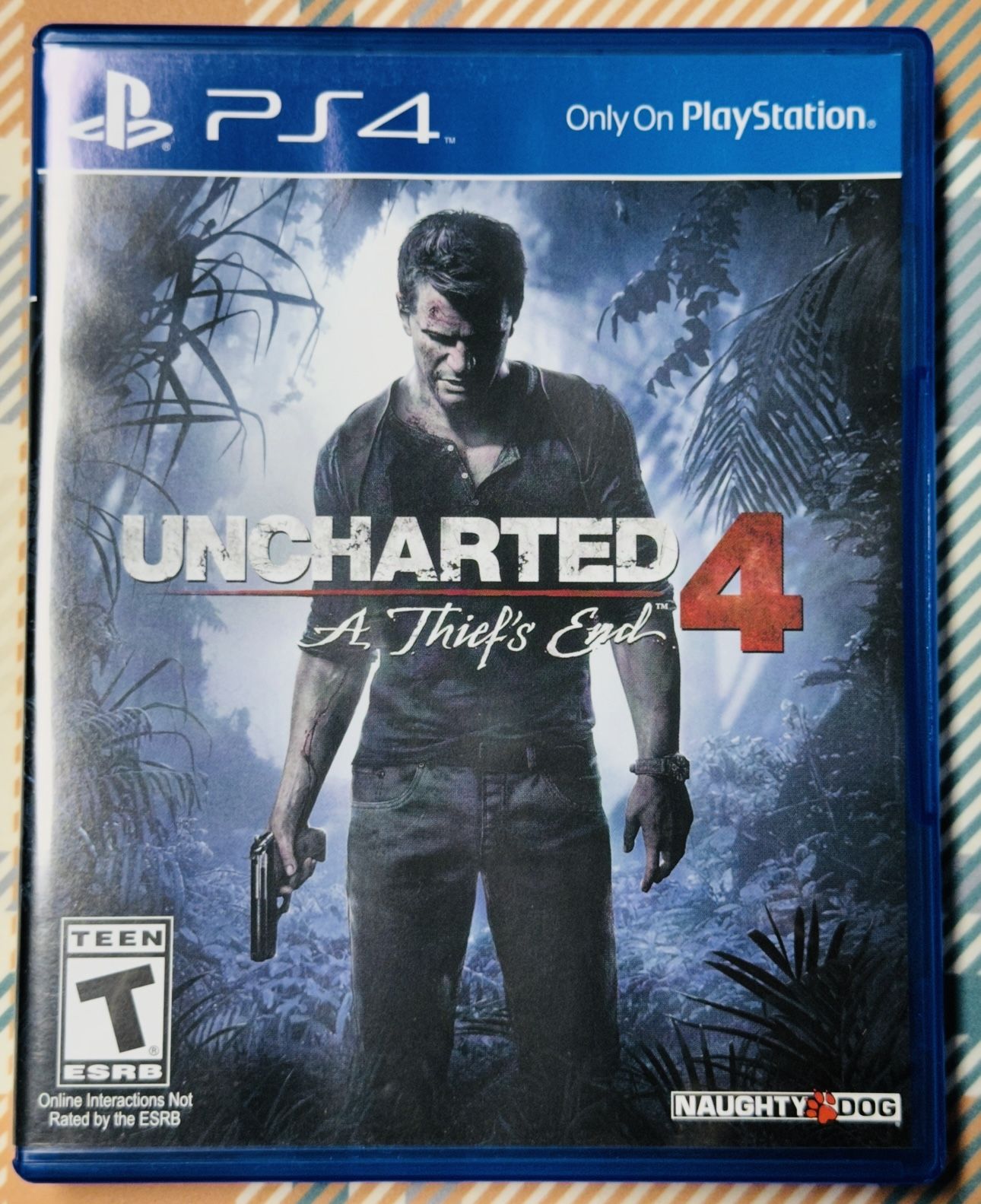 Uncharted 4: A Thief's End (Sony PlayStation 4, 2016, PS4) Authentic Tested/Work
