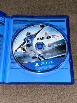 PlayStation video game ps4 ps5 (Opened) Madden NFL Football 16