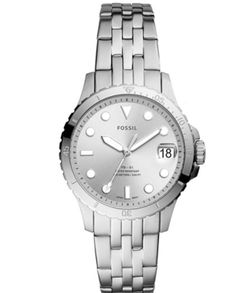 FOSSIL Quartz Silver Dial Stainless Steel Ladies Watch