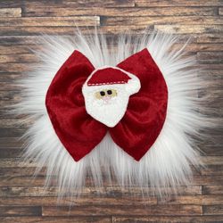 Santa Hair Bow 