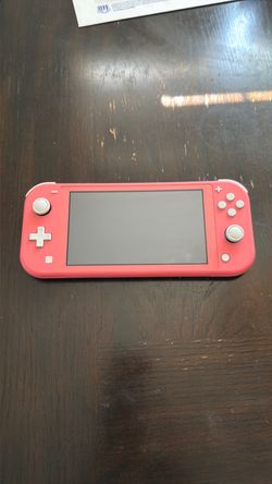 Salmon nintendo switch light