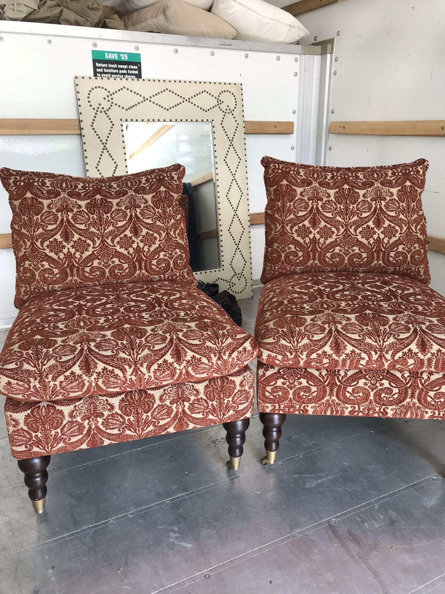 Set of 2 Lounge Chairs Pottery Barn