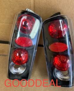#OT51 FIT 97-2001 Jeep Cherokee Black Euro Style Taillight Tail Lights Pair Set