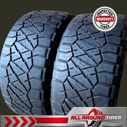🔥 2- 33X12.50R20 NITTO RIDGE GRAPPLER — 11/32” TREAD — DOT 2022 🔥