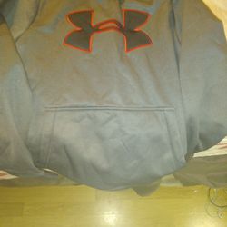 Under Armour  Hoodie Medium Grey,/Red