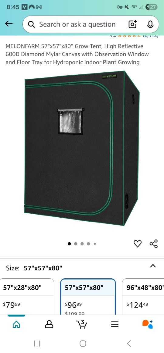 Grow Tent, Lights, Seed Warming Mats