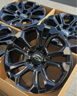 20” Chevy Silverado factory wheels rims gloss black new Tahoe