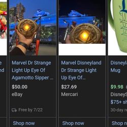 Dr Strange Marvel Disneyland Sipper New Lights On