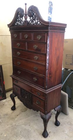 Mahogany Highboy