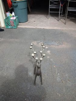 Brass tea light holder