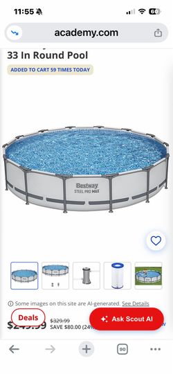 Bestway Above Ground Pool.