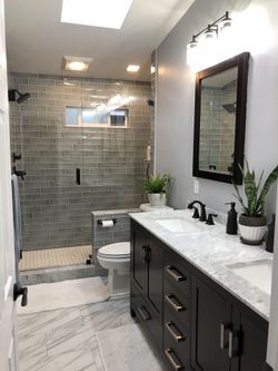 Bathroom and kitchen